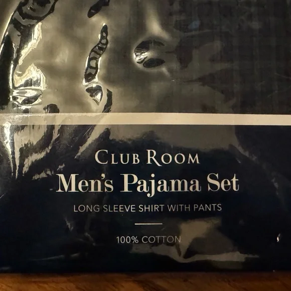 Club Room Men’s Pajama Set 100% Cotton NWT - Picture 8 of 10